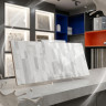 Модель с рисунком ОП 02 25х60 см керамическая плитка глянцевая Gracia ceramica Modello white 02 - 8шт 1.2м2