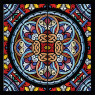 Бордюр стеклянный мульти 50х50 (Glass muiti border) 01